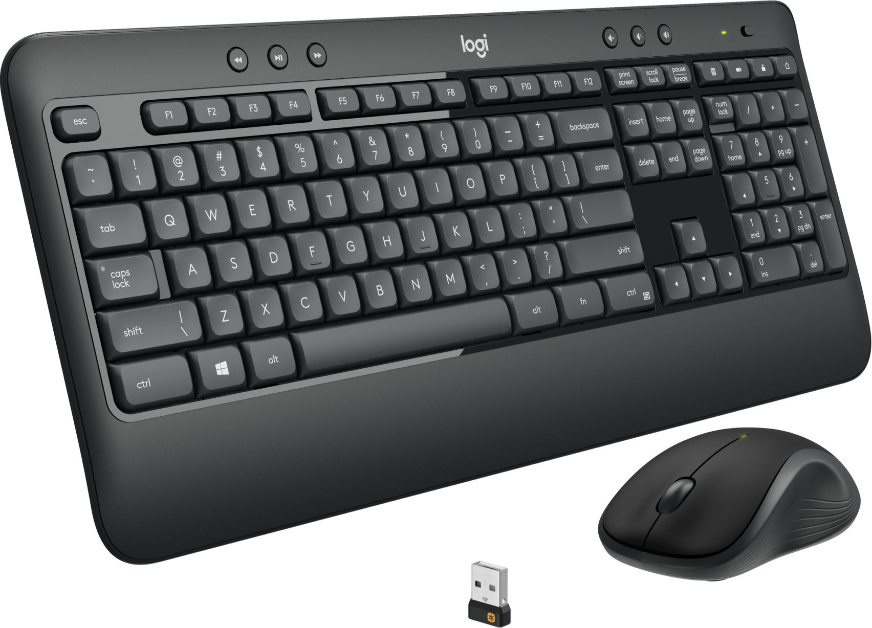 Logitech MK540 Mouse & Keyboard Combo / HotKeys, 3-Year Battery Life Wireless Standard Multi-device Keyboard Compatible with Desktop, Laptop, Mac multimedia_keys,MK540 Mouse & Keyboard Combo / HotKeys, 3-Year Battery Life-image-29