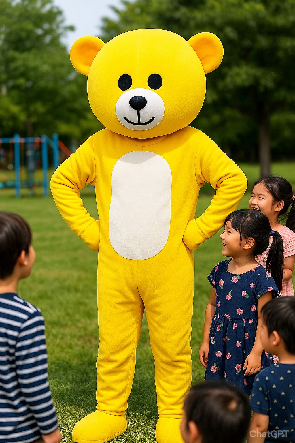 Global Halloween Masxot Halloween-Yellow Teddy Bear Mascot Elders Halloween Costume-picture-23