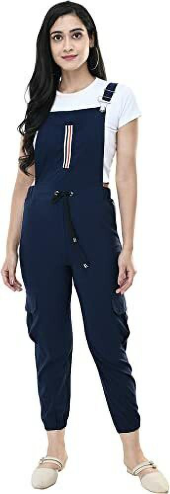 oriex the original fashion Women Blue Dungaree-picture-12