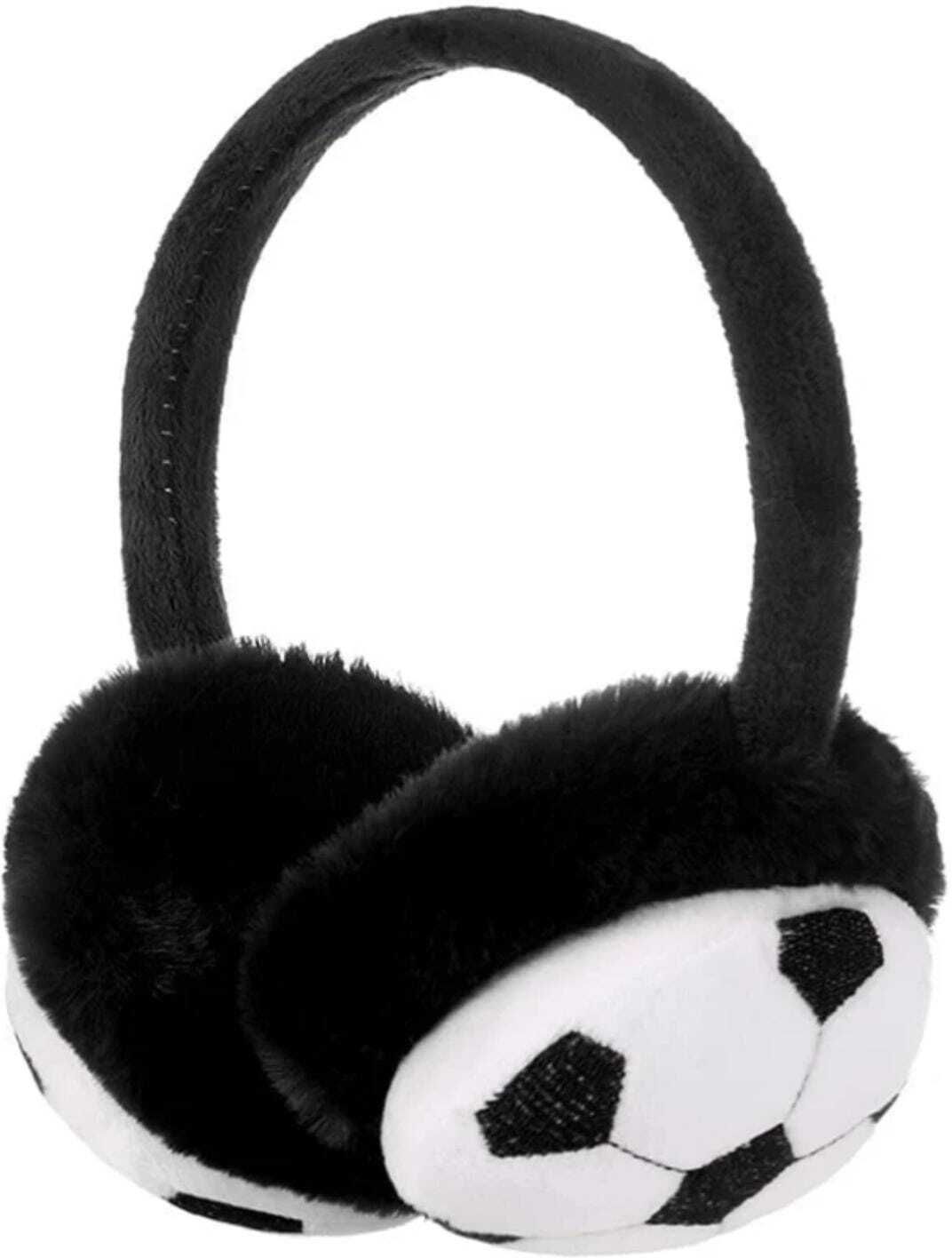 Winter Earmuffs Football Ear Cover for Boys Girls Woolen Sport Ear Muff Ear Muff-image-17