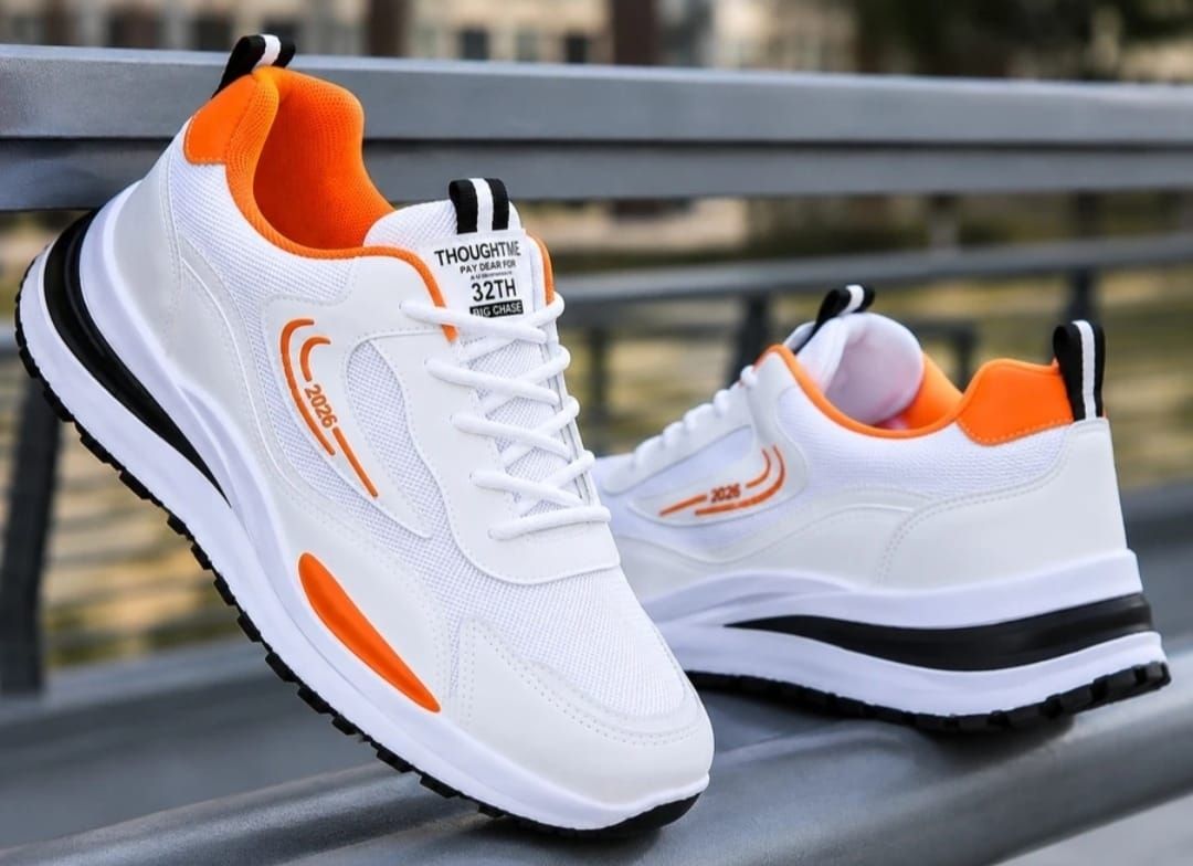 Stylish Orange Sports Training & Gym Shoes For Men-image-29