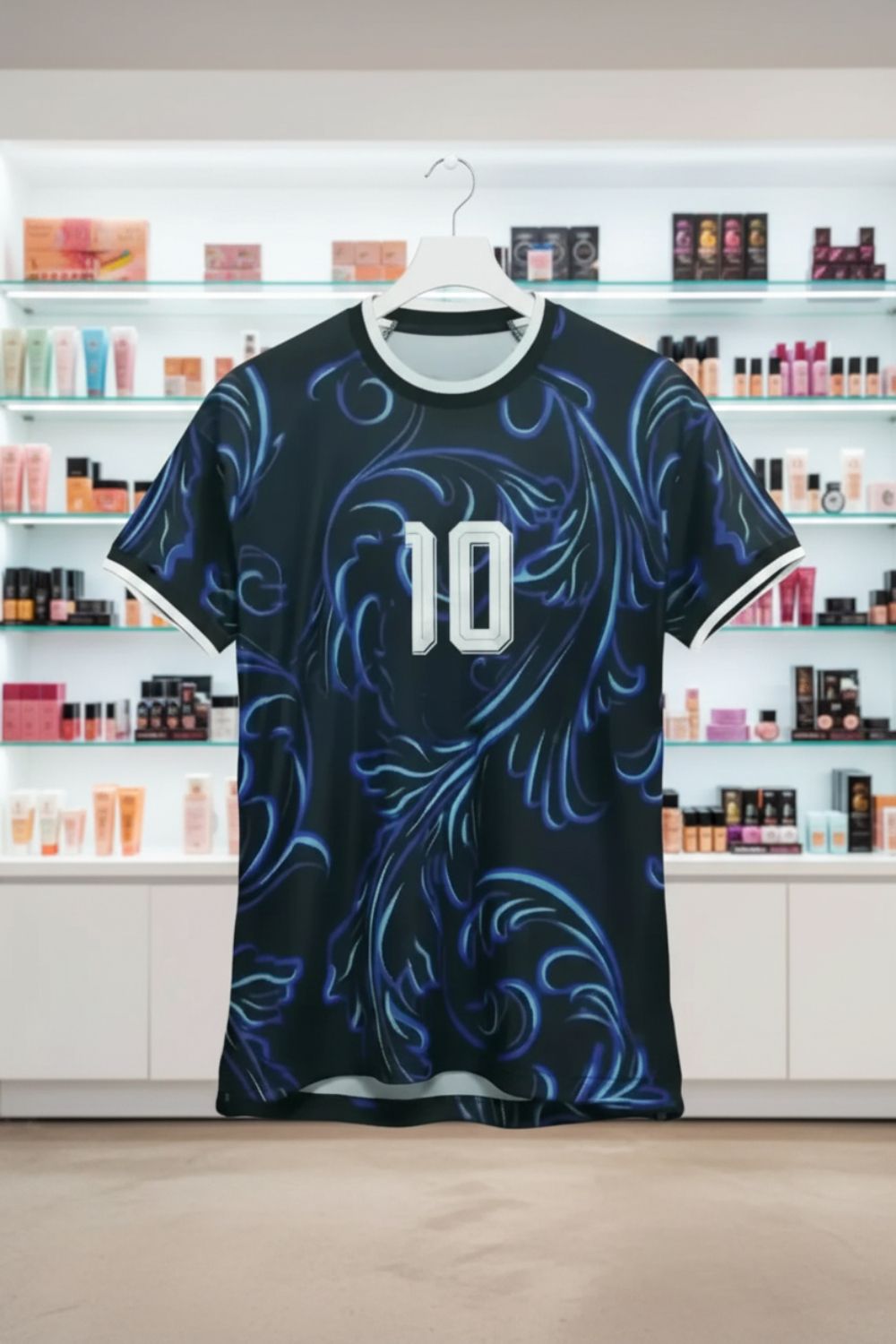 shan Women Graphic Print Round Neck Polycotton Black T-Shirt-picture-32