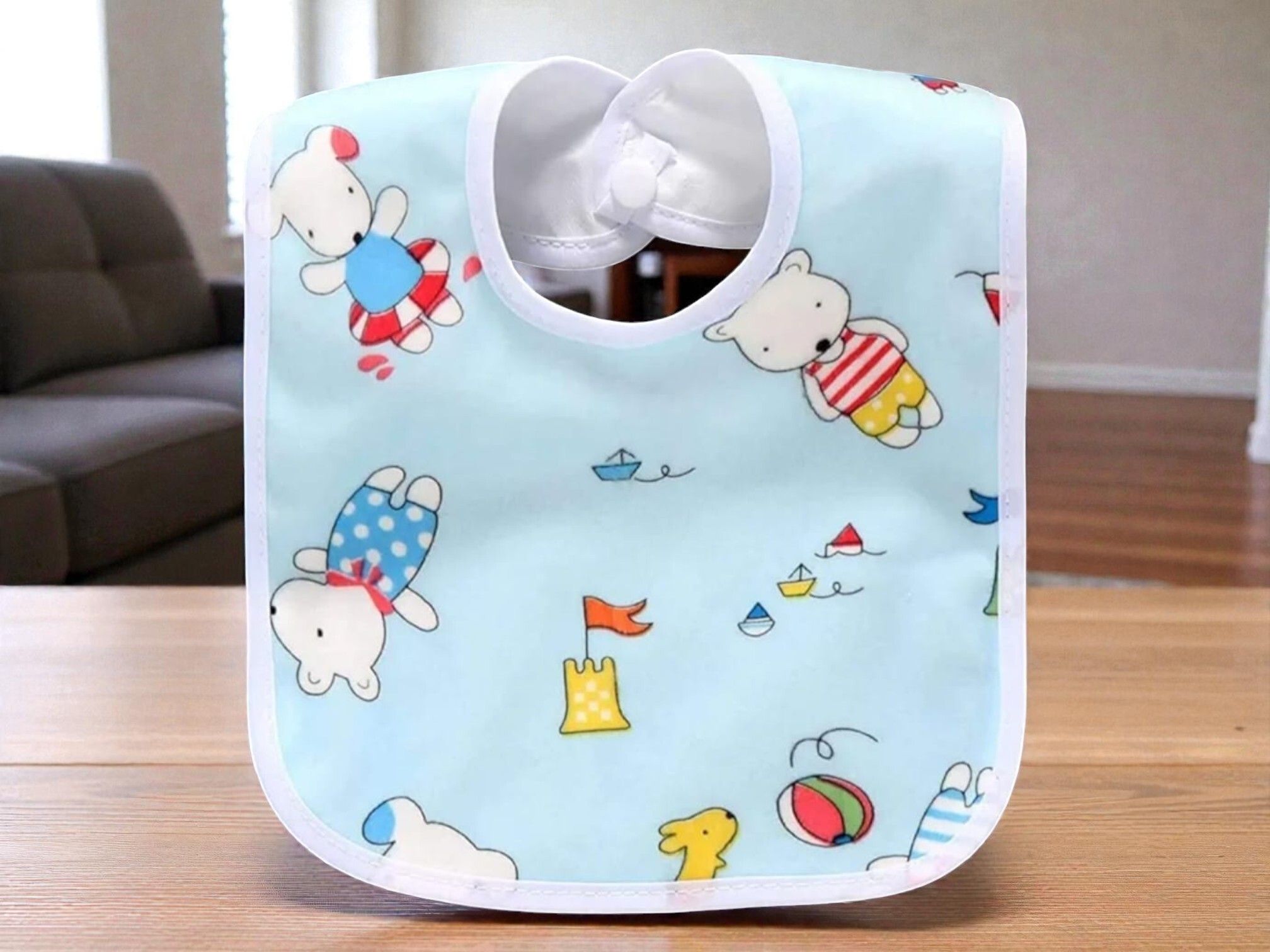baby waterproof feeding bib Diaper Disposal Bin-image-7