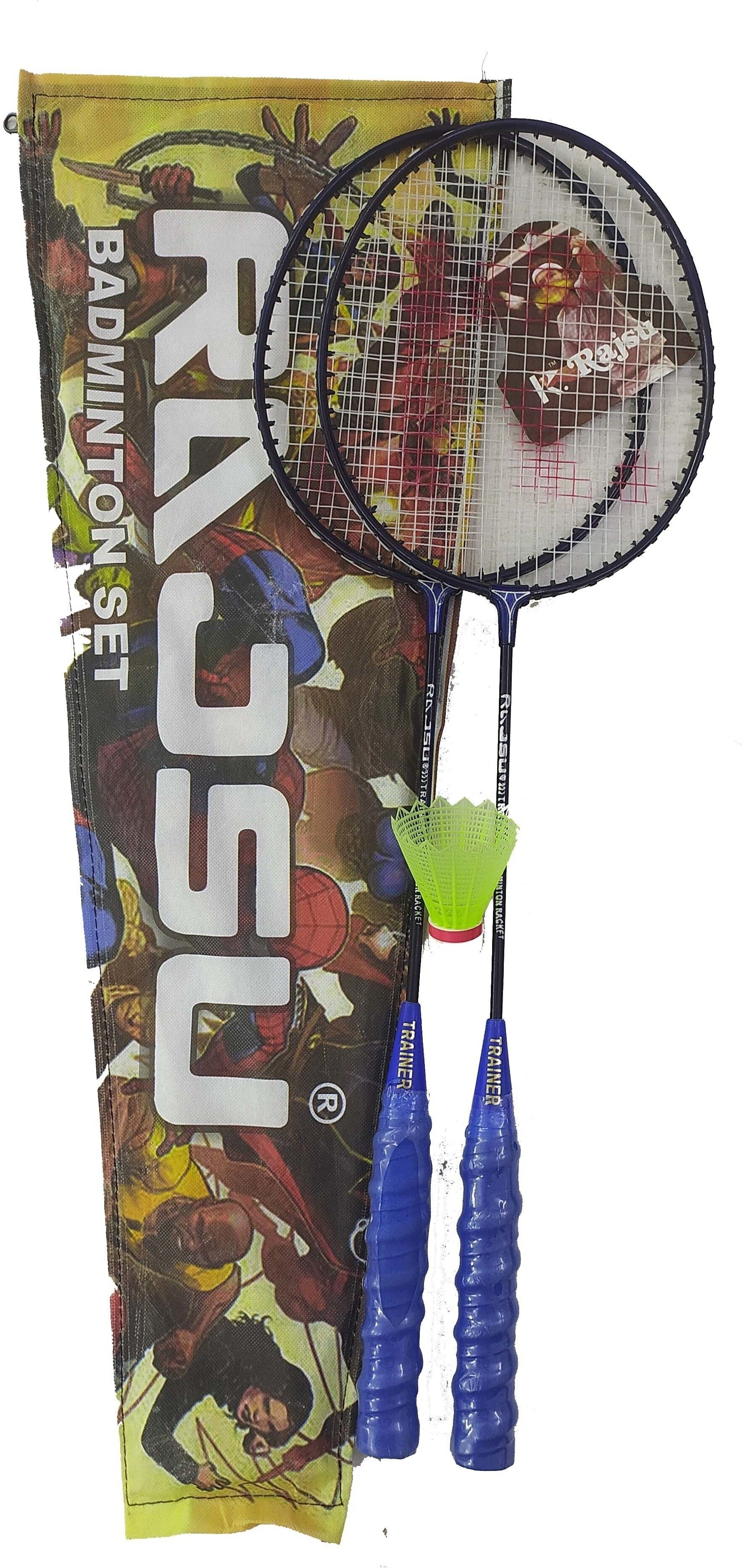 Racket Trainer With 1 Shuttlecock Kit Branded n Badminton Kit-image-43