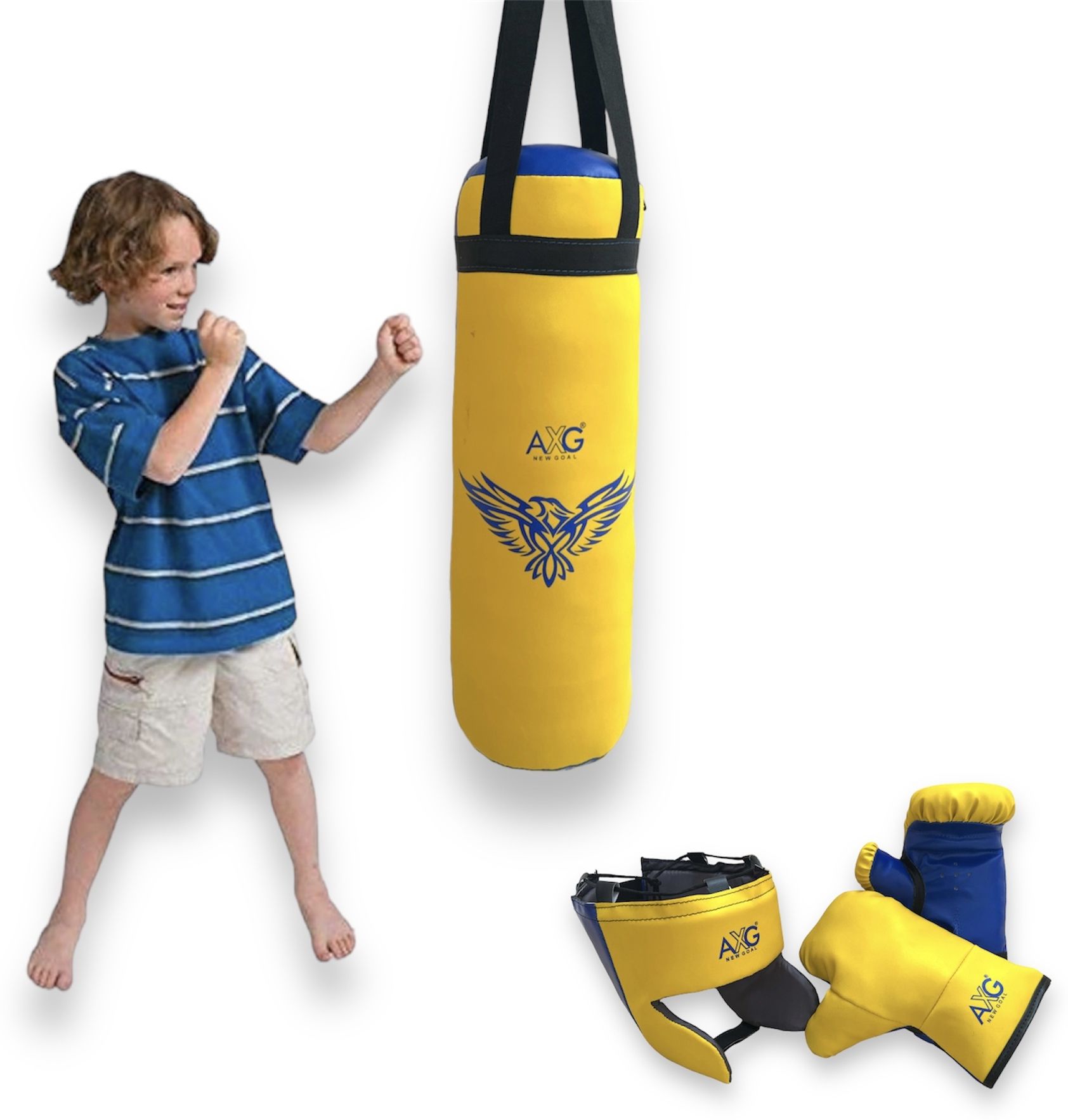 Stylish & Durable Eagle Boxing Set Suitable For Kids Boxing Kit-image-2