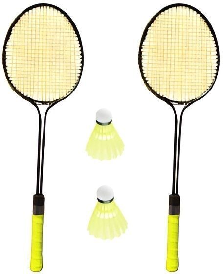 trock Badminton Racquet Set of 2pcs With Nylon Shuttles 2pcs Badminton Kit-picture-42