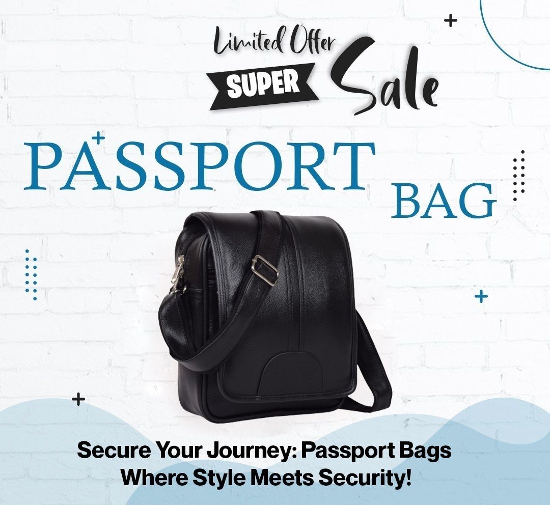 Passport Bag For men & Women One Side Bag Leather Bag Travel Bag Camping Kit