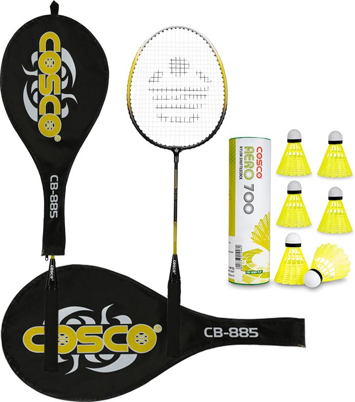 CB - 885 Badminton Racket And Aero 700 Shutle Box Badminton Kit-image-44