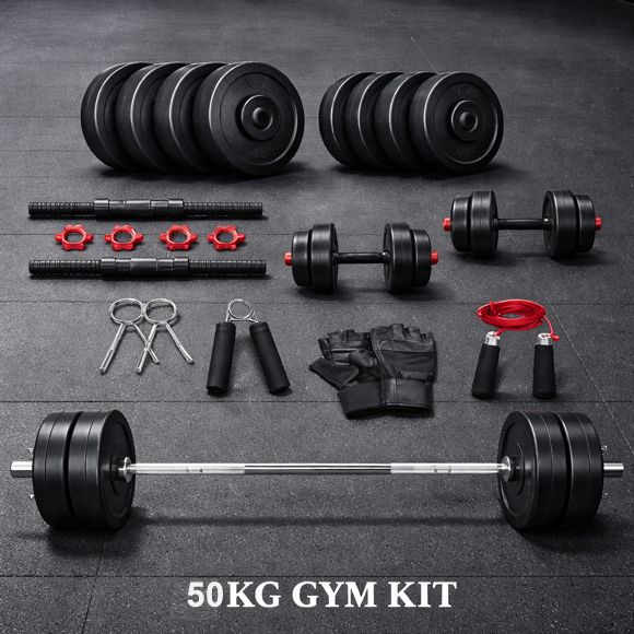 l'avenir FITNESS Home Exercise Set + 3ft Rod + FITNESS ACCESSORIES Fitness Accessory Kit Kit-picture-20