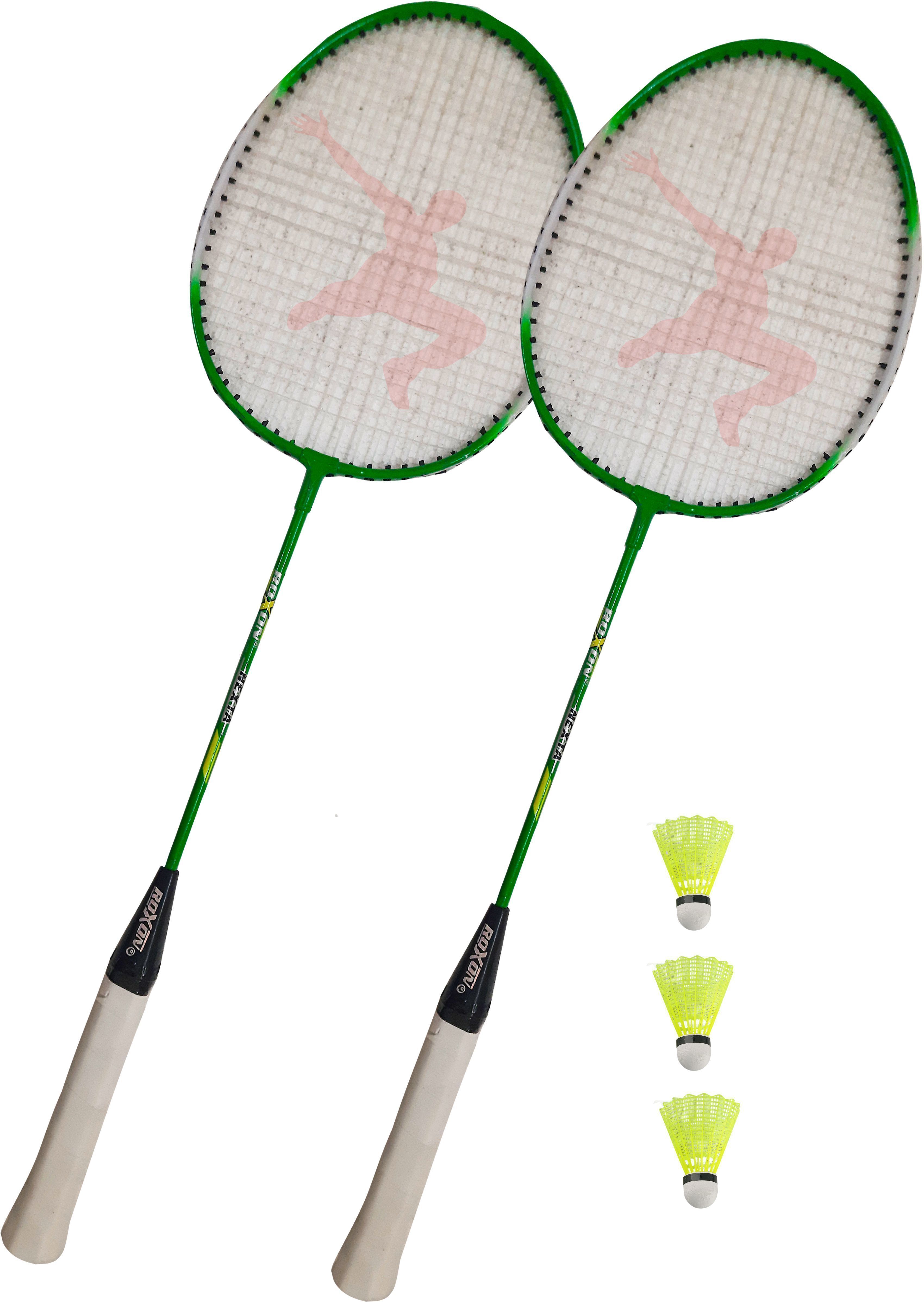 NEXTA NEW MODEL RACKET Multicolor 2 pcs with 3 shuttlecock Badminton Kit-image-41