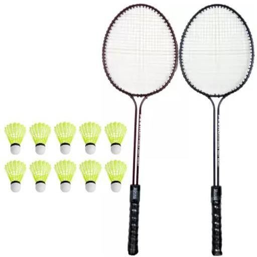 krishav trading KT_doubleshafNScketwith10shuttle02_Ers Badminton Kit-picture-31