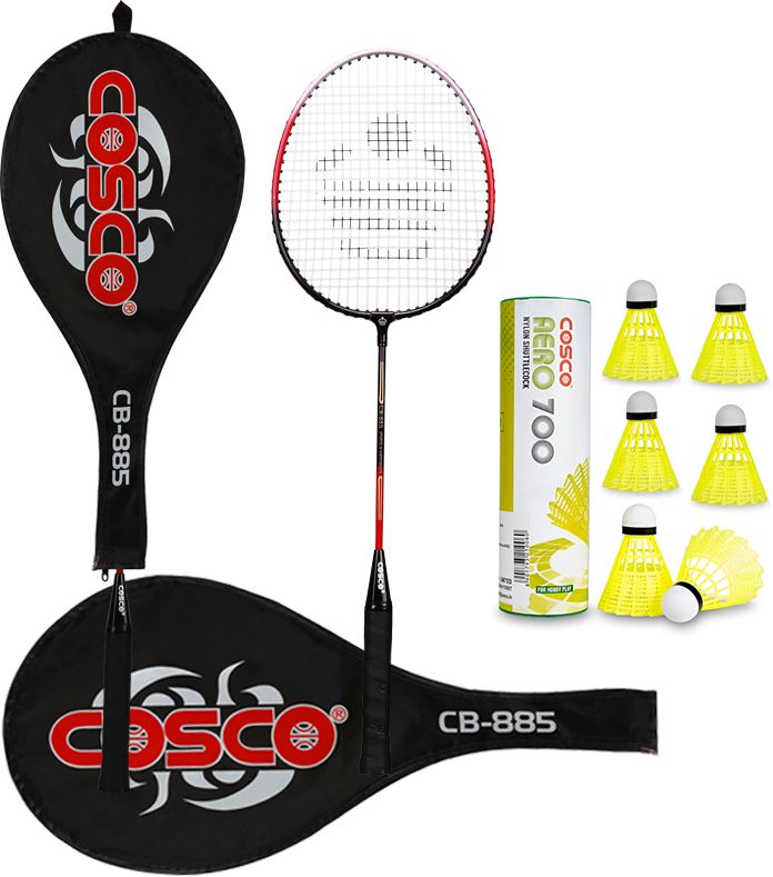 cosco CB - 885 Badminton Racket And Aero 700 Shuttle Box Badminton Kit-picture-16