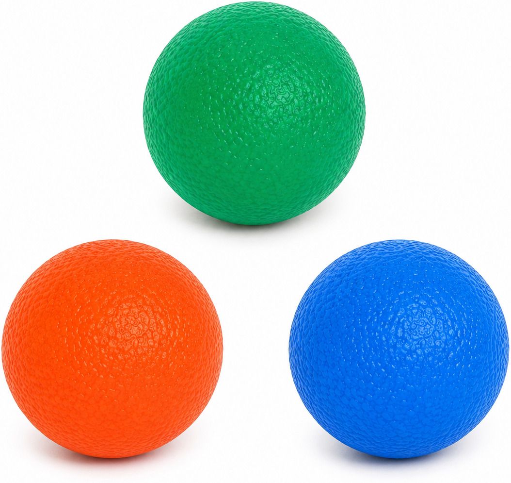 juprev Exercise Balls Grip Strenght Pain Relief Finger Muscle ( 1 pcs., Multicolor ) Fitness Accessory Kit Kit-picture-24