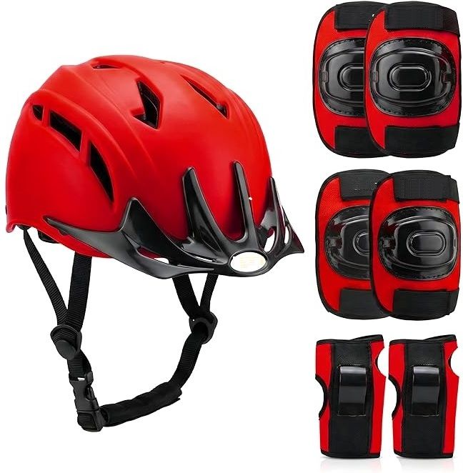 Kids Safety Kit for Cycling and Skating With Helmet Skating Kit-image-41