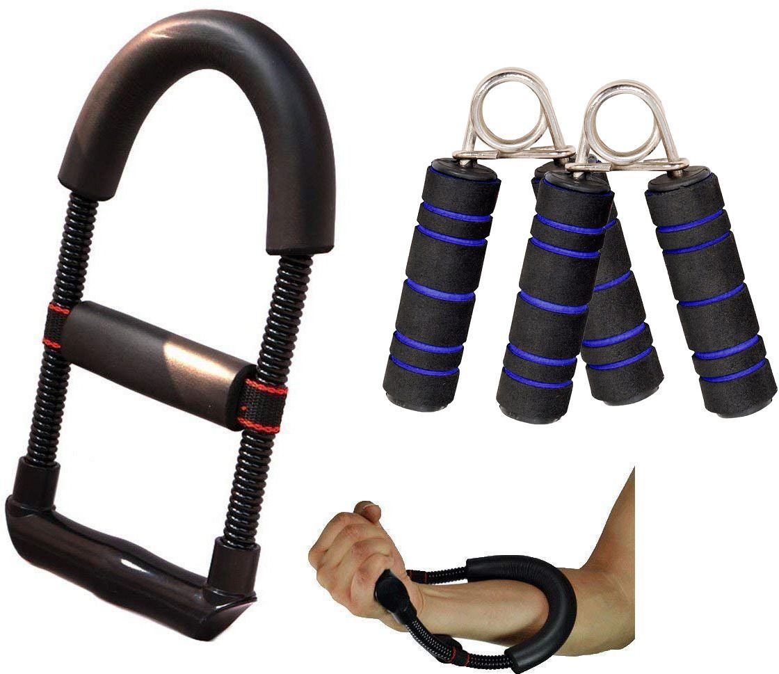 pheonix Anytime Fitness Combo Of Wrist Exerciser With 2 Foam Hand Gripper Fitness Accessory Kit Kit-picture-31
