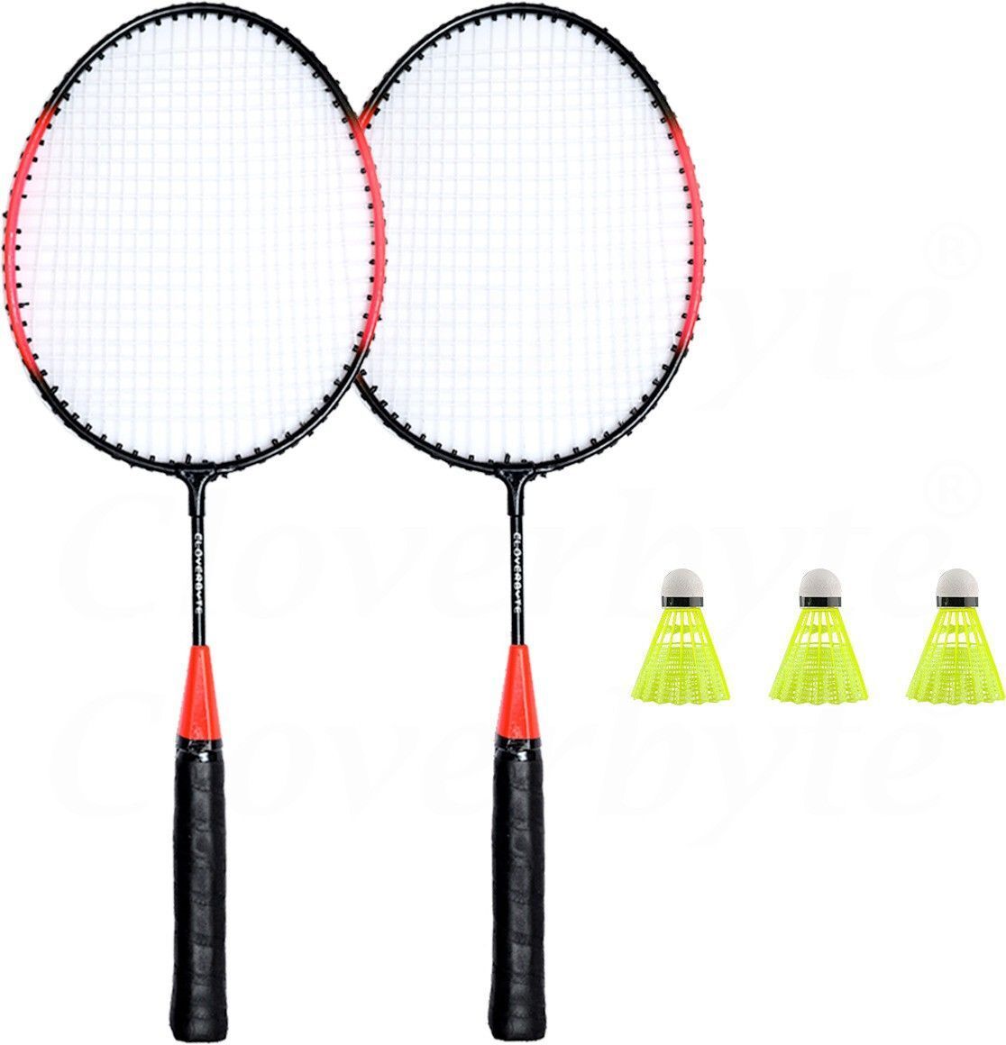 KT_EXOTIC-RED-BLK-2 / 3-SH_Ers Badminton Kit-image-1