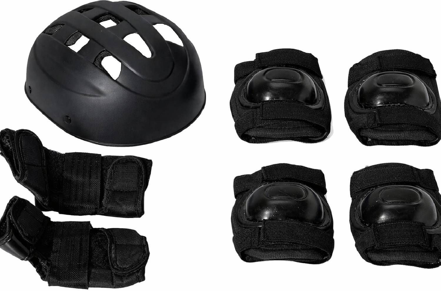 Kids (4-10 Years) Cycling and Skating With Helmet, Knee & Elbow Guard, Glove Cycling Kit-image-40
