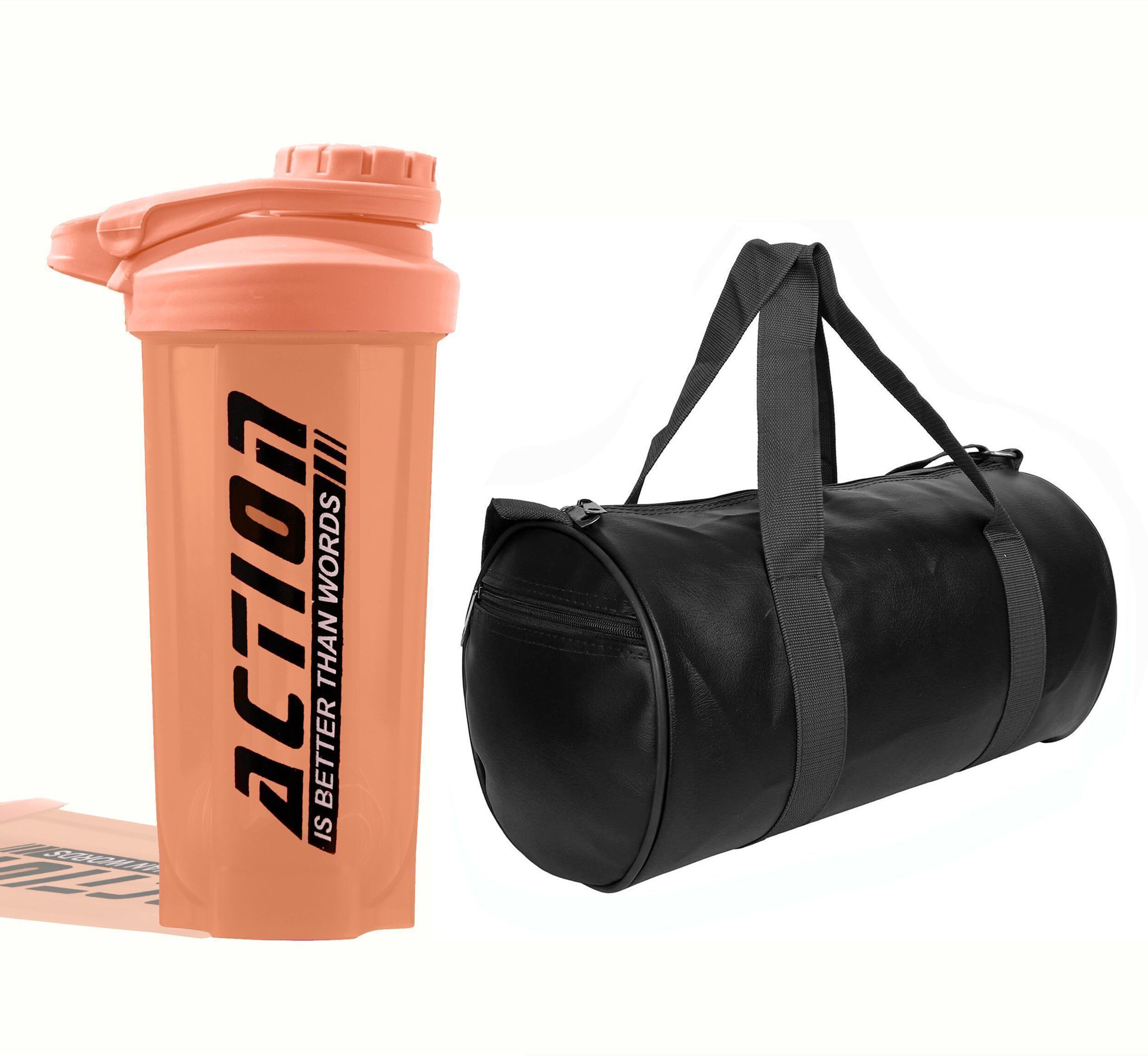 fit focus Premium 700ML Gym Protein Shaker Bottle with Gym Duffle Bag For Mens and Womens. Fitness Accessory Kit Kit-picture-10