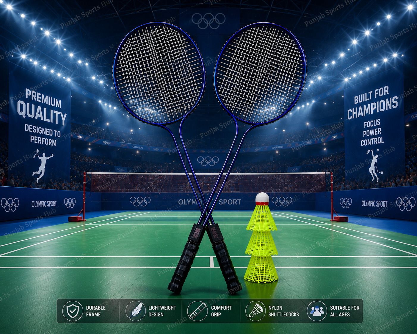 psh Premium Double Shaft NORLAX Badminton Kit-picture-29