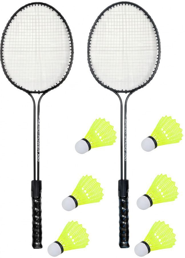 Premium Badminton Rackets and 6 PC Shuttlecocks Set Badminton Kit-image-33