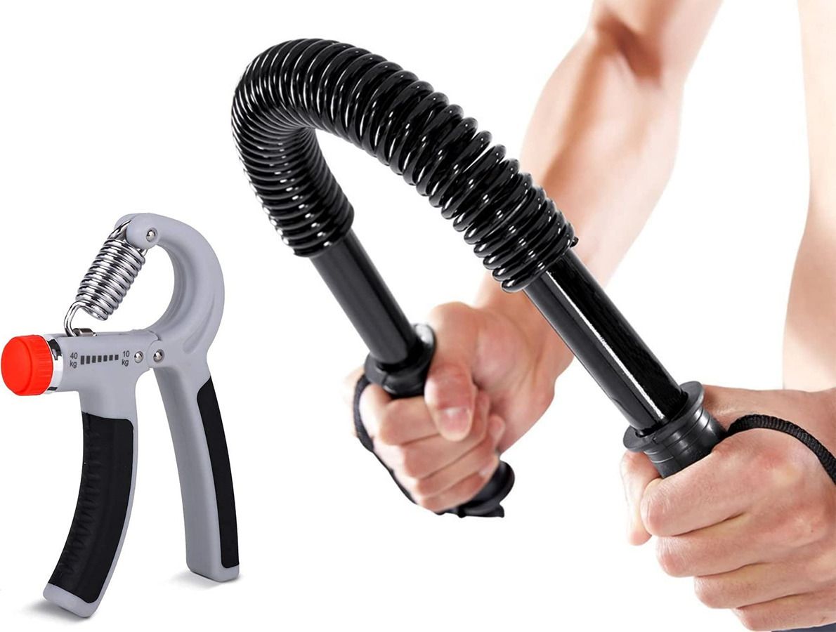 pheonix Power Twister Upper Body Exercise and Hand Gripper for Gym Fitness Accessory Kit Kit-picture-22
