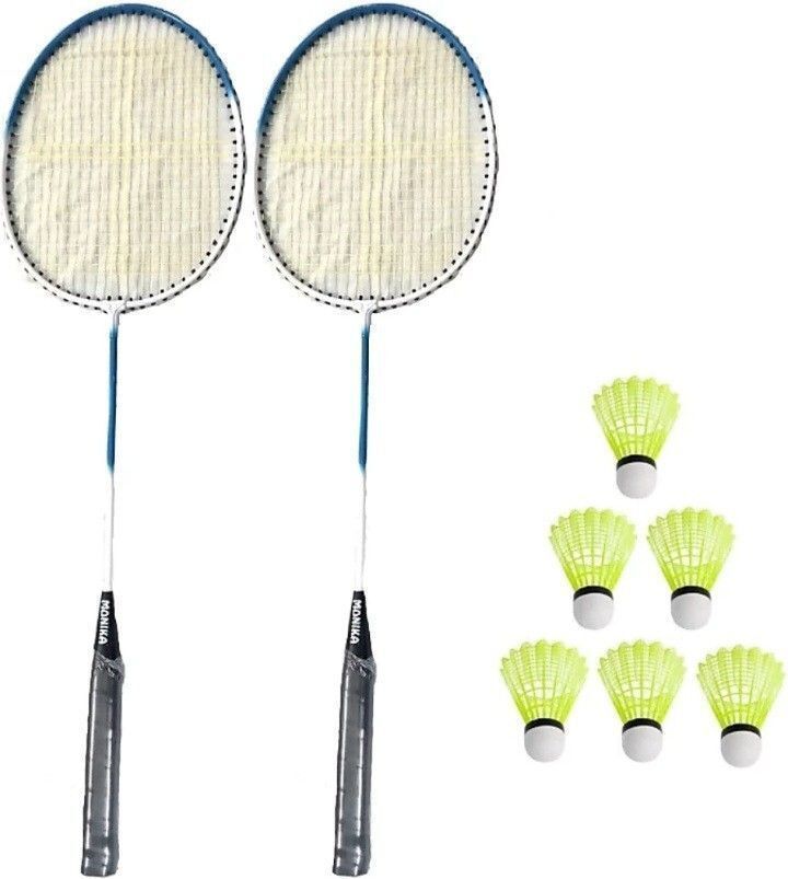 ravisport nexta Badminton Racket 2Pc With 6Pc Shuttlecock Badminton Kit Badminton Kit-picture-30