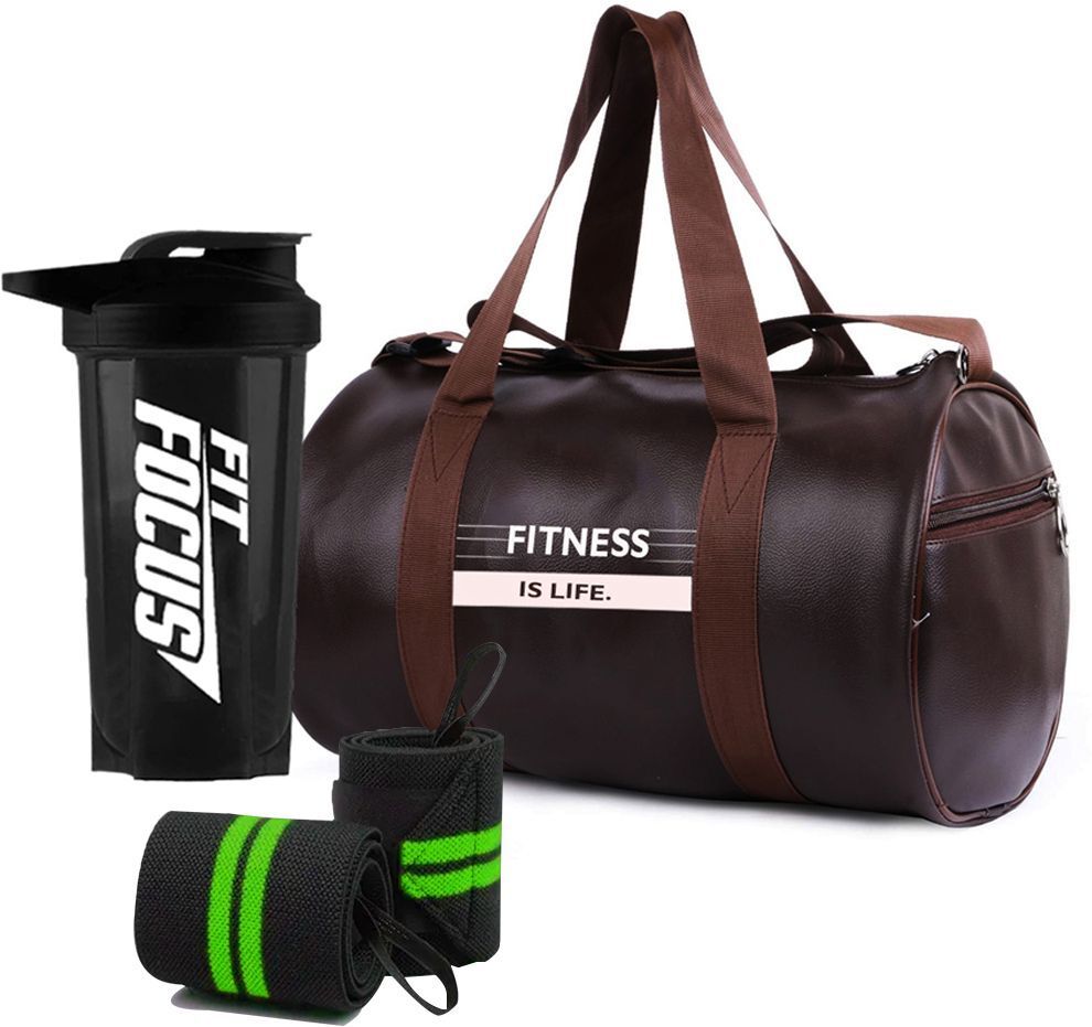 Premium gym bag combo for bag gym shaker bottle wrist band Shoulder Bag Fitness Accessory Kit Kit-image-11