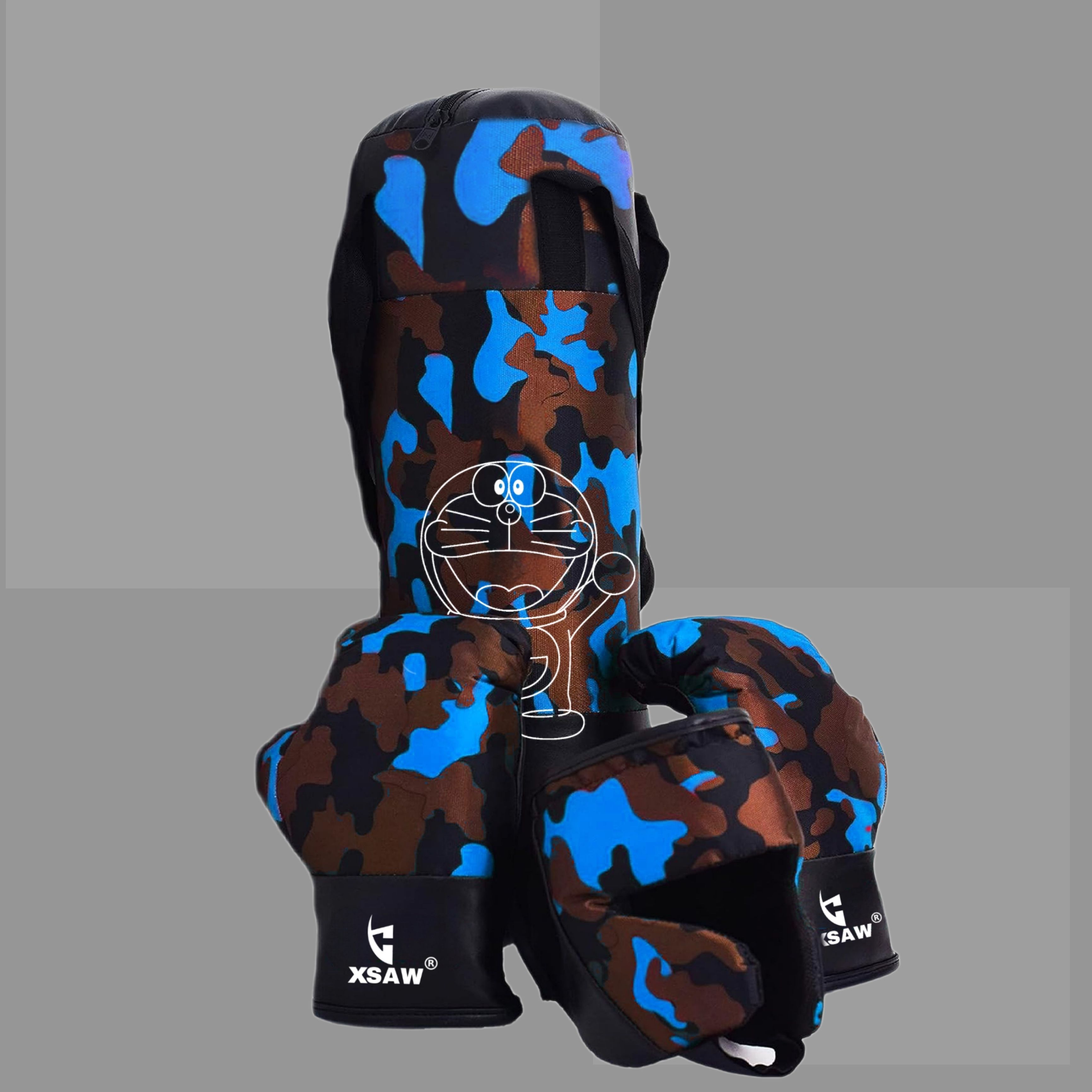 xsaw Punch Filled Kids Boxing Set Suitable For (4 To 10 Years) (Multicolor) Boxing Kit-picture-17