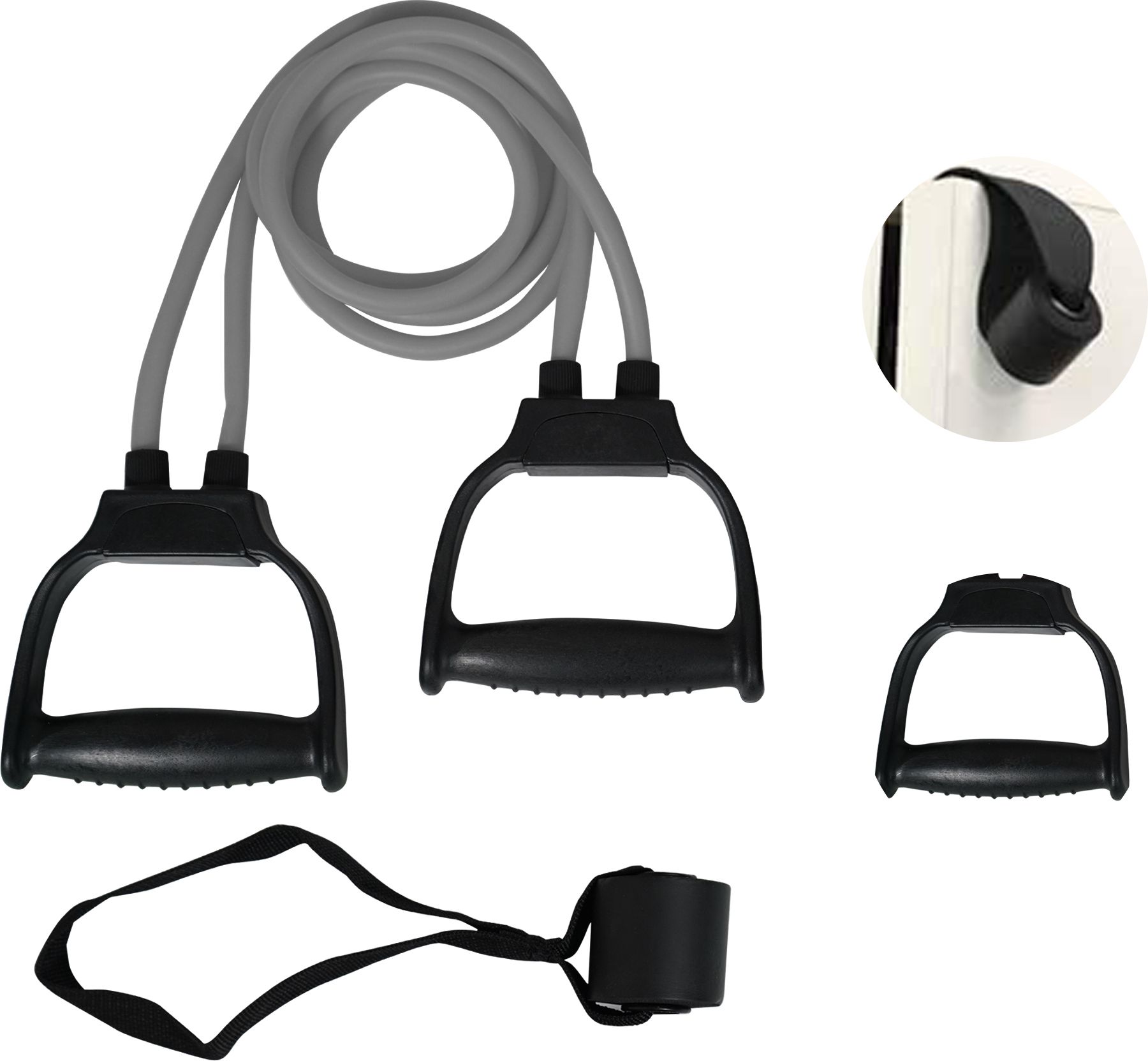 manogyam Combo Of Toning Tube with Door Anchor for Full Body Workout Fitness Accessory Kit Kit-picture-29