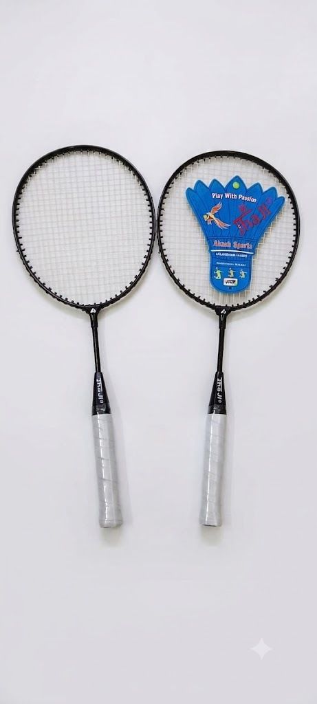 Lightweight Badminton Racket Set of 2 with Durable Strings Badminton Kit-image-27