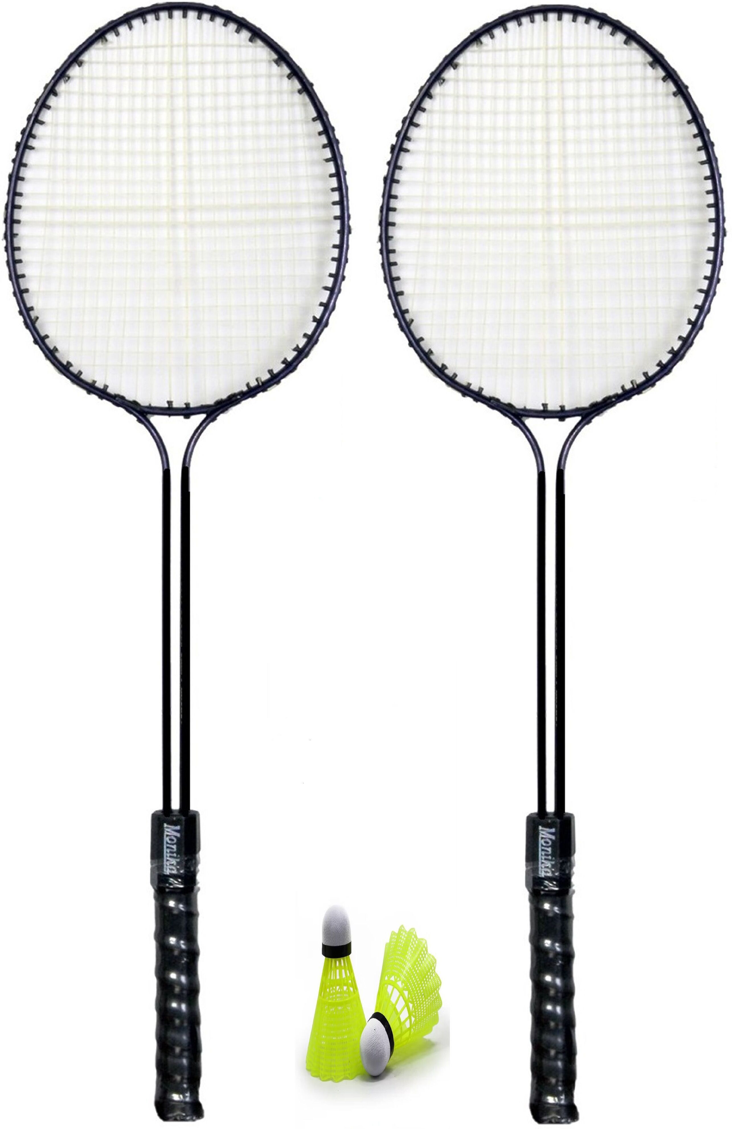 2 PC Badminton set with 2 Nylon shuttle cock Badminton Kit-image-32