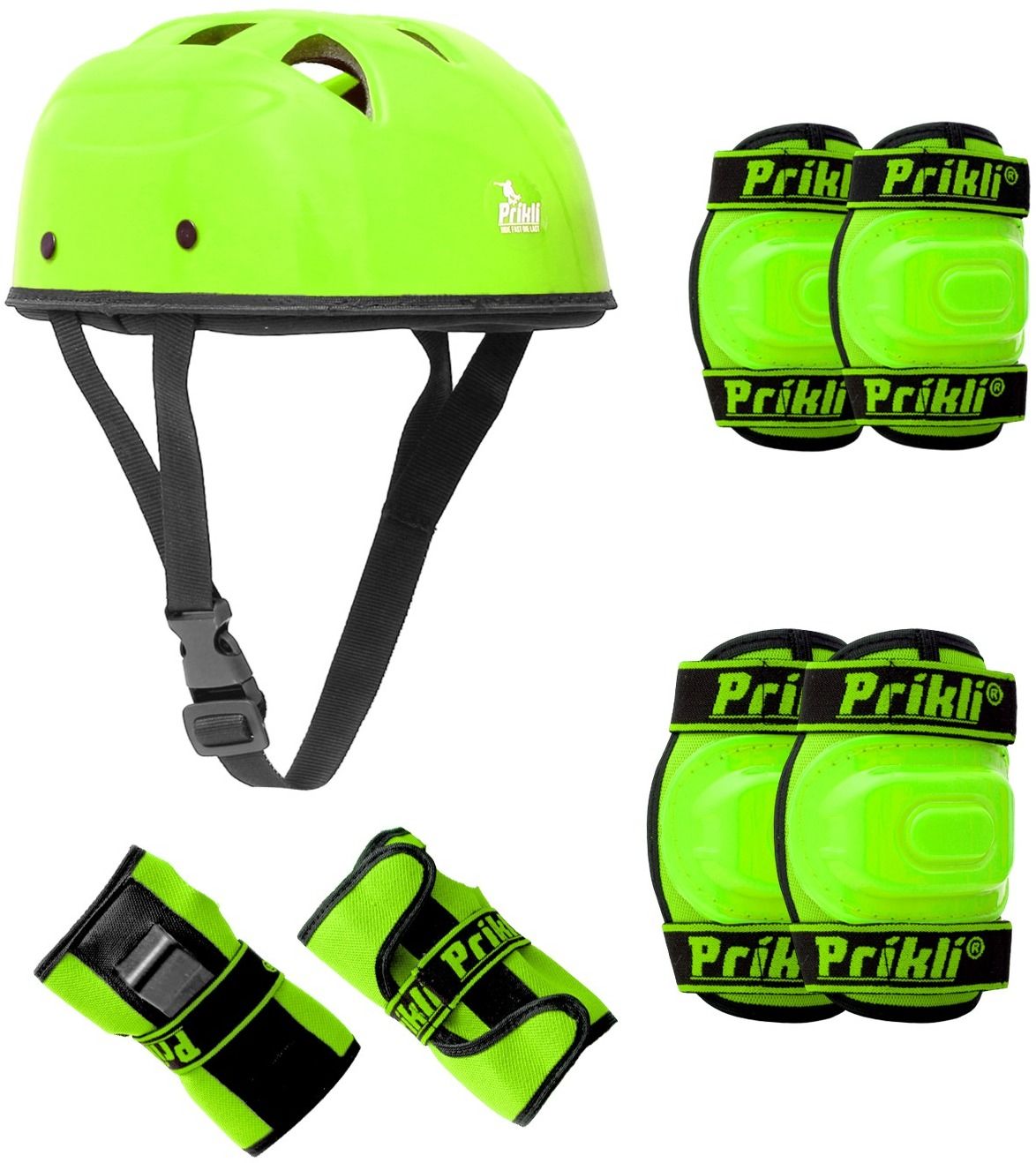 prikli Multi sport gear orange skating and cycling helmet kit for kids Cycling Kit-picture-28