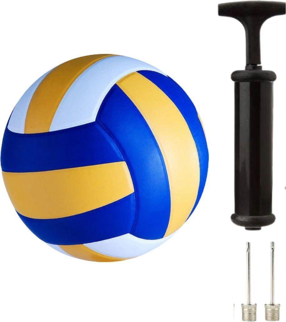 Standard size Volleyball with classic color with pump and 2 metal pin Volleyball Kit-image-11