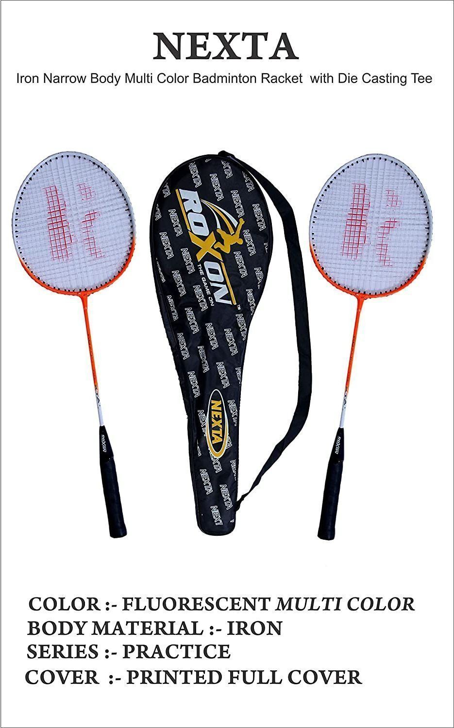 ravisport NEXTA IRON BODY Racquet Badminton Kit-picture-13