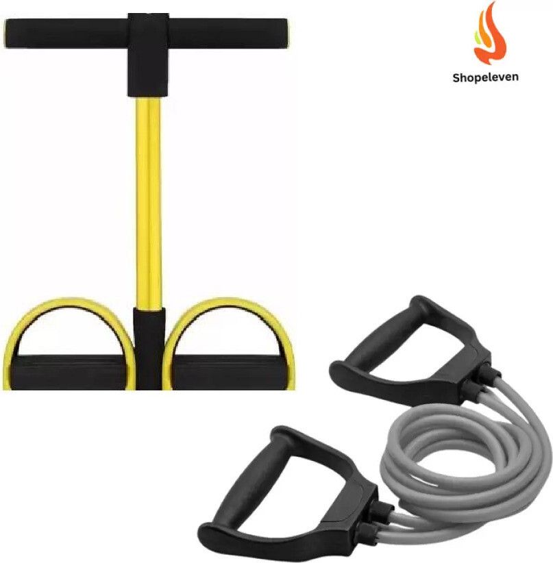 Pull Reducer Exercise, Waist Trimmer with Toning Tube for Home fitness Fitness Accessory Kit Kit-image-45