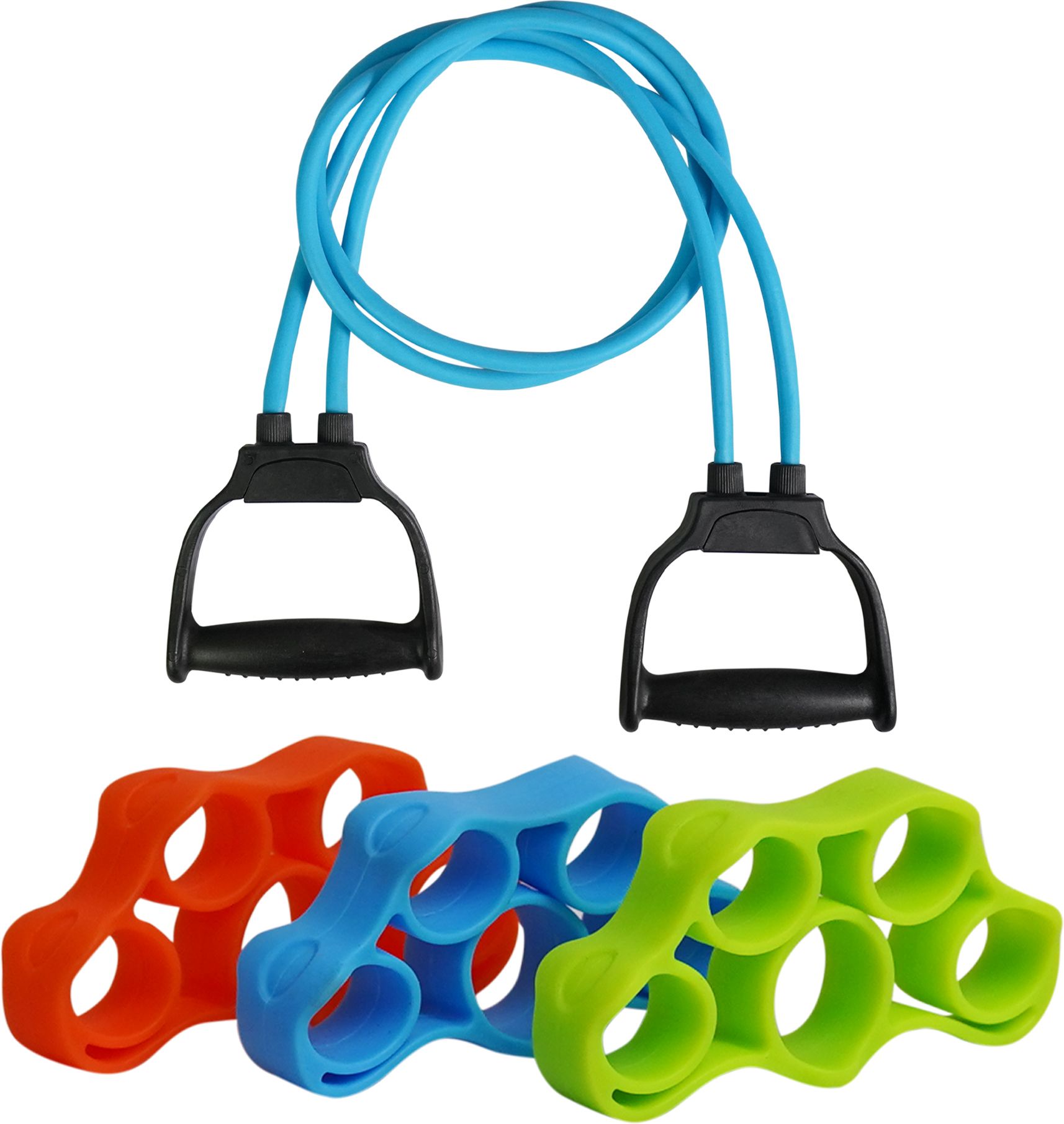 Fitness Combo Finger Stretcher & Double Toning Tube for Full Body& Hand Workout Fitness Accessory Kit Kit-image-38