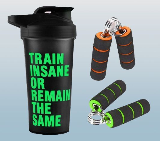 700ml Leakproof Protein Gym Bottle,Soft Foam Handle Hand Exerciser Gripper Fitness Accessory Kit Kit-image-38