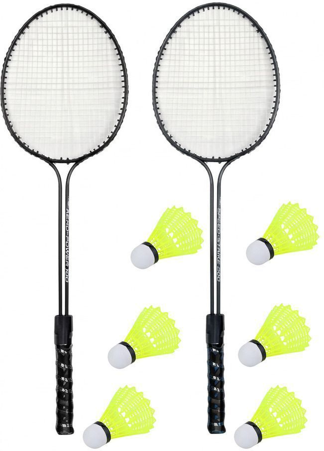 Premium Badminton Rackets and 6 PC Shuttlecocks Set Badminton Kit-image-32
