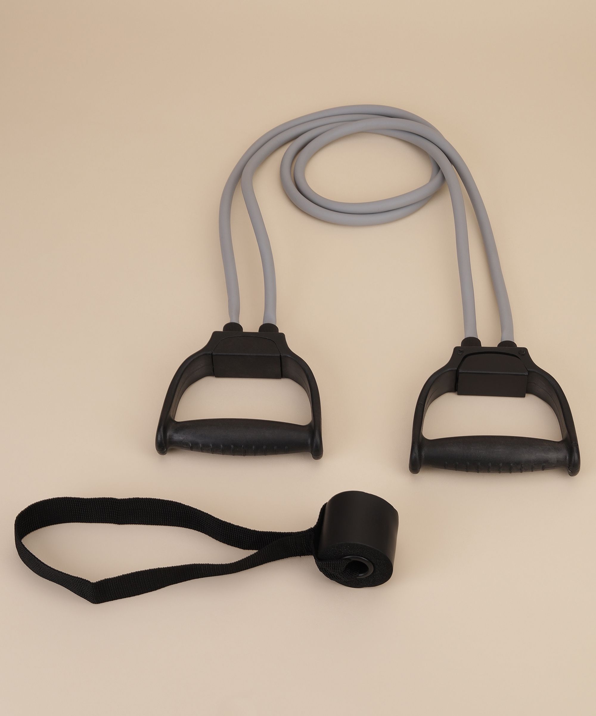 Toning Tube With Door Anchor for All Type Resistance Bands Ideal for Men & Women Fitness Accessory Kit Kit