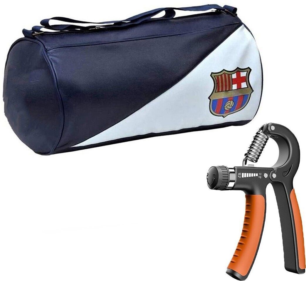 Body building gym bag with Orange Gripper Fitness Accessory Kit Kit-image-19