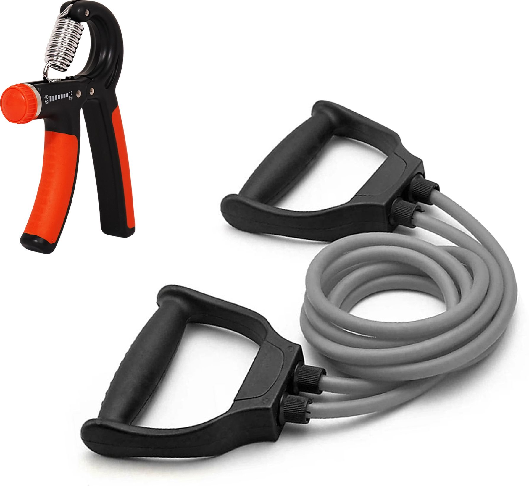 Fitness Combos of Hand Gripper & Double Toning Tube for Full Body& Hand Workout Fitness Accessory Kit Kit-image-28