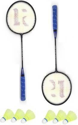 ravisport single shaft racket 2 pcs with 6 shuttlecock Badminton Kit-picture-32