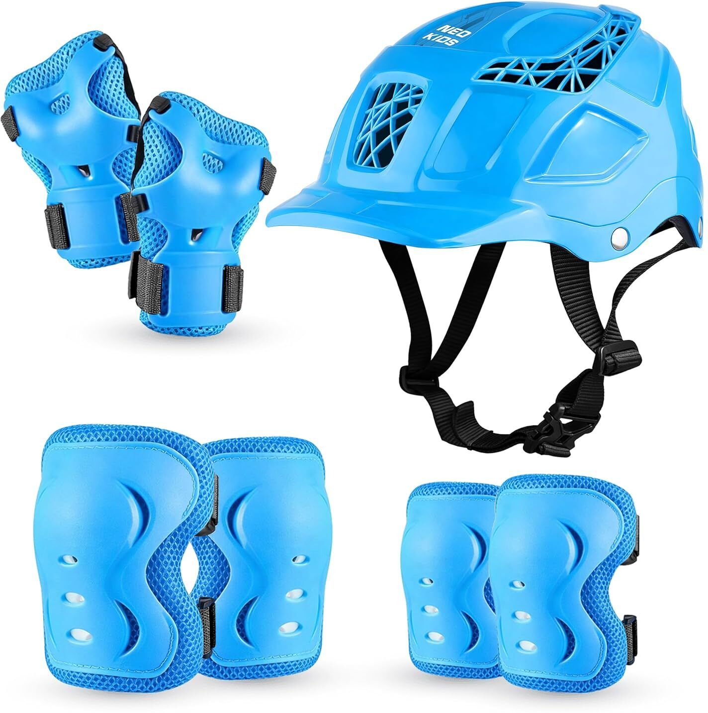 NEO Kids Protective Set | Knee,Elbow & Wrist Guards for Skating & Skateboarding Skating Kit-image-11