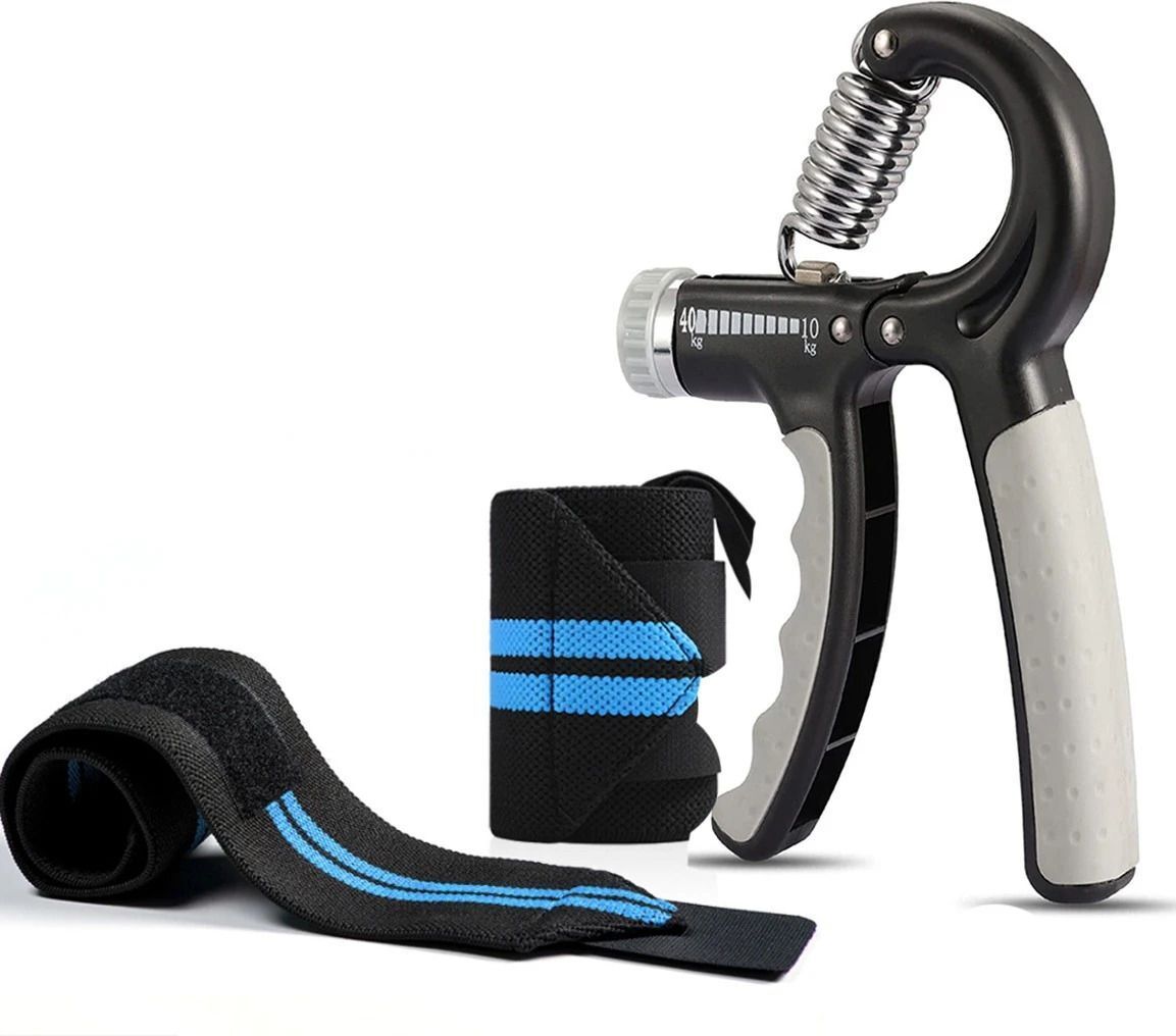 sports Hand Grip Strengthener with Men & Women, Wrist Supporter for Gym Fitness Accessory Kit Kit-image-46