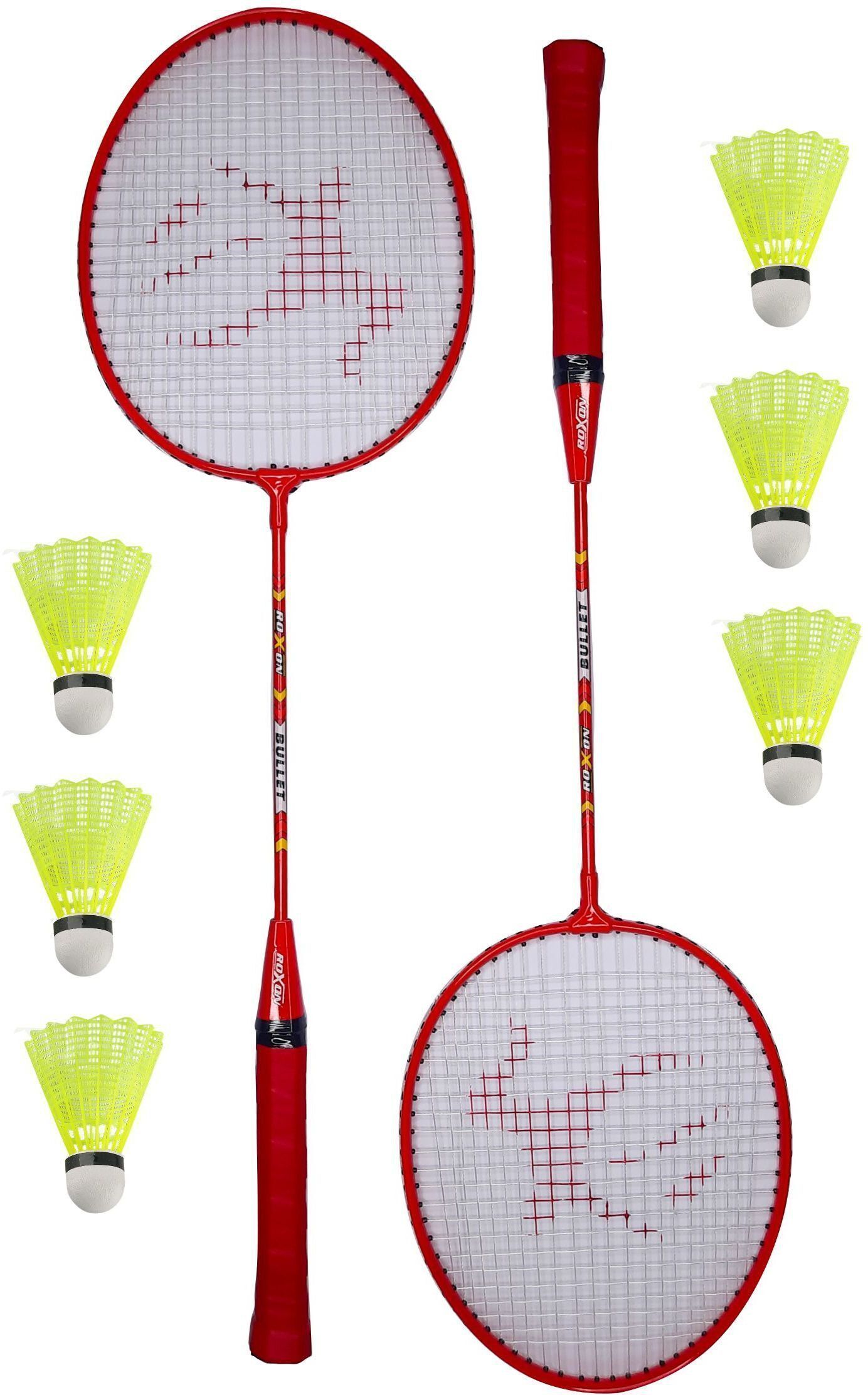 ravisport Bullet WIDE BODY Multicolor 2 pcs with 6 shuttlecock Badminton Kit-picture-26