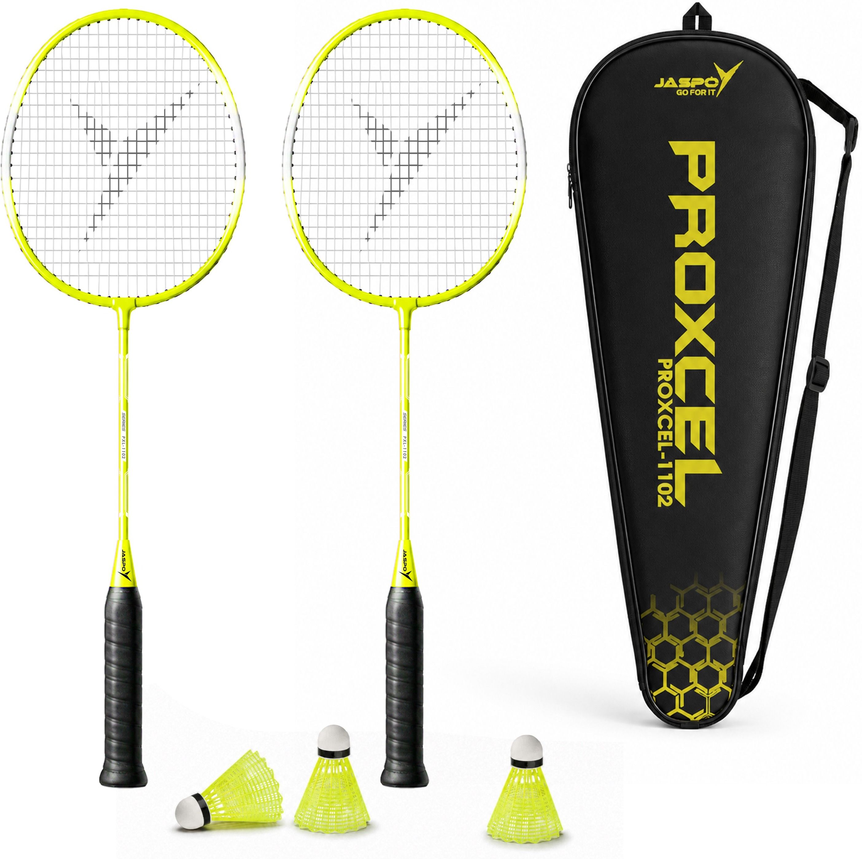 jaspo Proxcel-1102 Badminton Kit|Lightweight Metal Badminton Racket with Shuttlecocks| Badminton Kit-picture-10