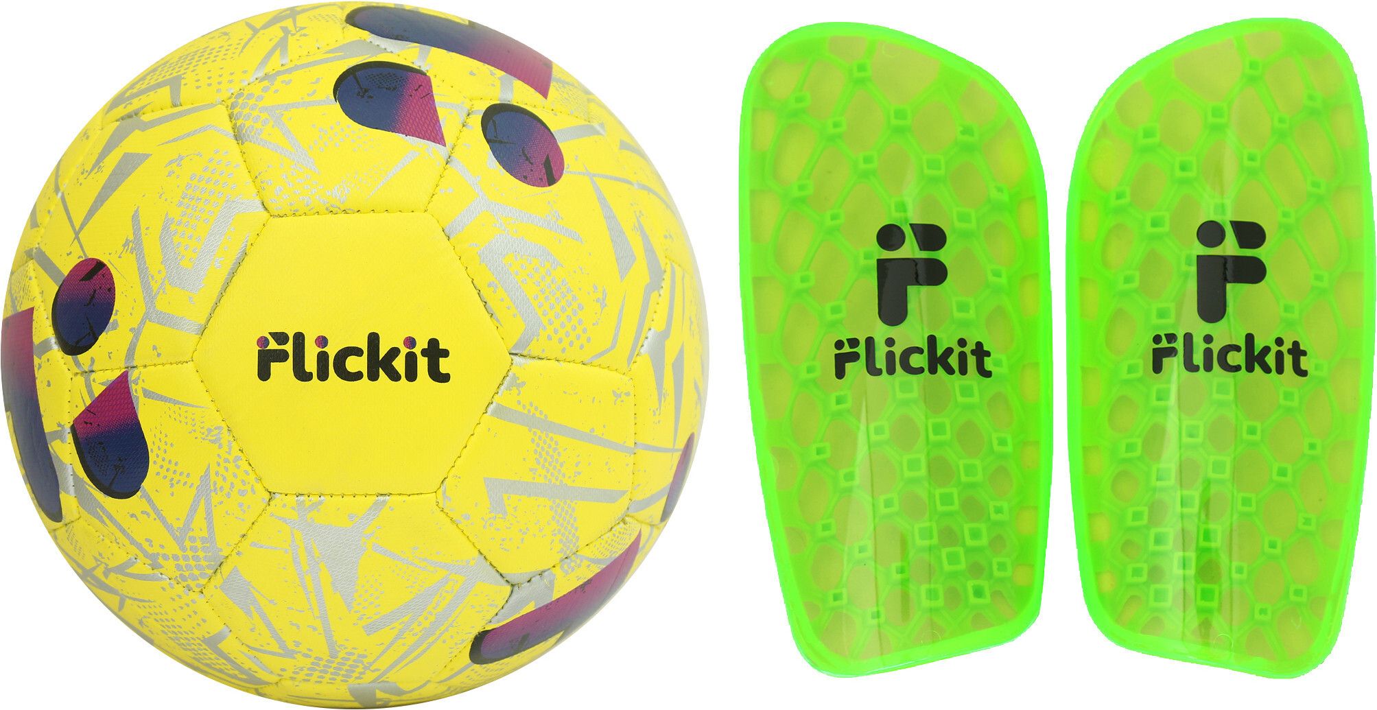 Smart Football + Pro Hex Shin Guard Combo | AI-Enabled Ball with App Tracking | Football - Size: 5-image-48