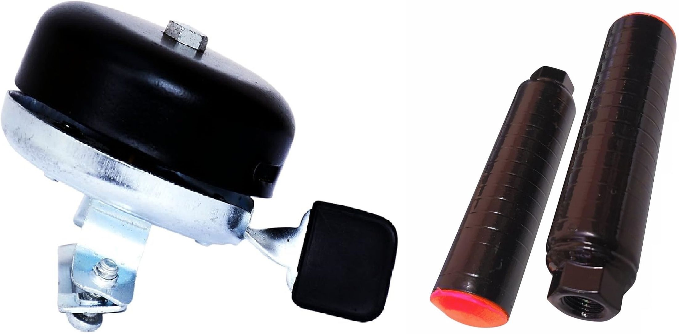 Ultra-Loud Cycle Horn for Safety Bell And Black Foot Stand Cycling Kit-image-14