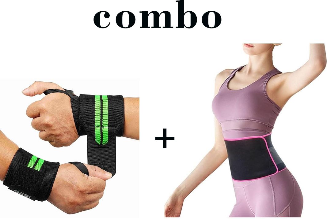 the best wrist band & sweat belt fitness for exercise & workout equipment combo fitness accessory kit kit