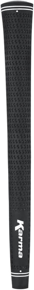 Karma Velour Golf Grips MID SIZE Black Golf Kit
